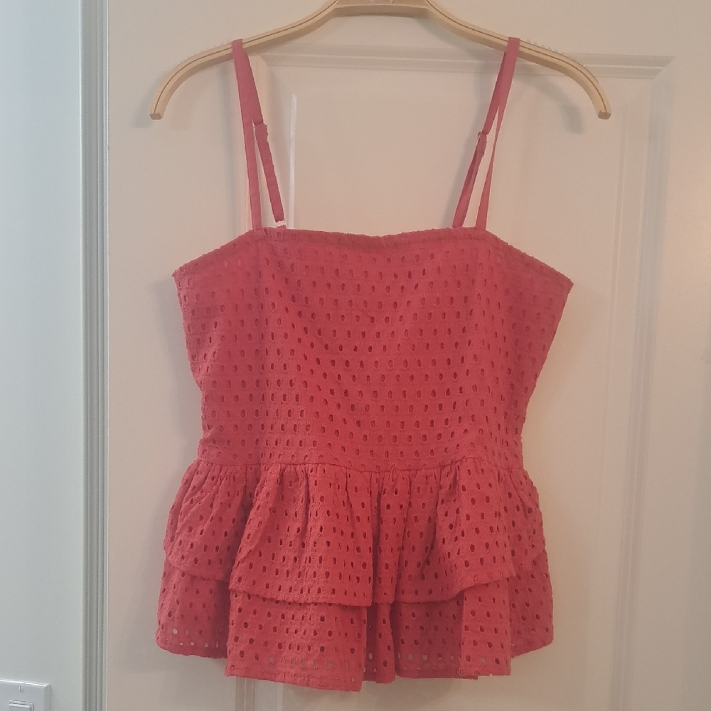 Women's Pink Sleeveless Top